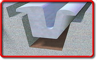 3-D view of LR55 track 3-D view of LR55 track